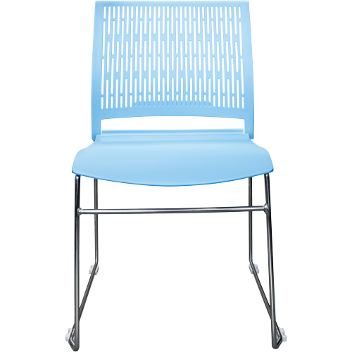 Chaises empilables s&eacute;rie Activ, Polypropyl&egrave;ne, Hauteur 32-3/8", Capacit&eacute; 275 lb, Bleu Southpoint Industrial Supply
