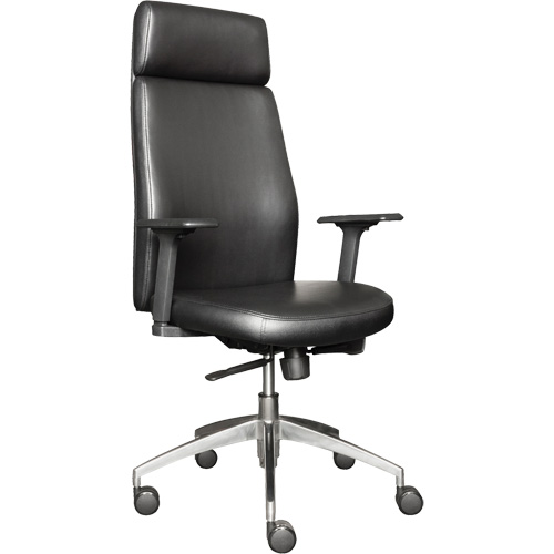 Activ Series High Back Executive Chair, Polyurethane/Vinyl, Black, 275 lbs. Capacity Southpoint Industrial Supply