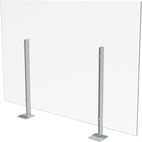 Surface Mount Sneeze Guard, 48" W x 36" H Southpoint Industrial Supply