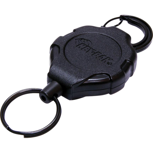 Ratch-It Locking Keychain, Plastic, 48" Cable, Carabiner Attachment Southpoint Industrial Supply