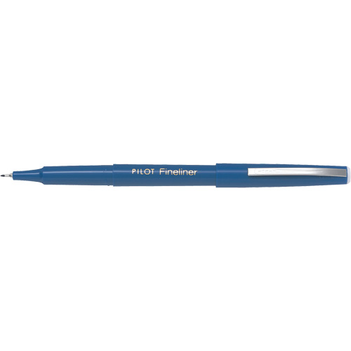 Fineliner Pen, Blue, Fine Tip Southpoint Industrial Supply