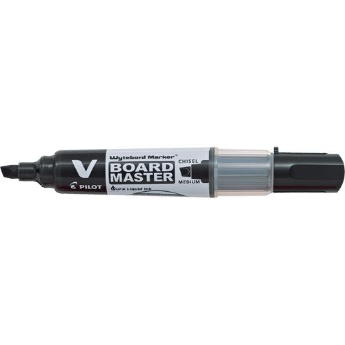Vboard Master White Board Marker, Black, Chisel Tip Southpoint Industrial Supply