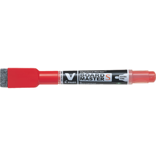Vboard Master S White Board Marker with Eraser, Blue, Fine Tip Southpoint Industrial Supply