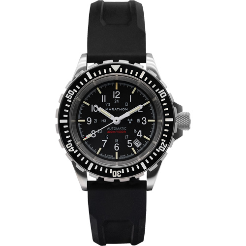 Grande montre automatique de plong&eacute;e, Num&eacute;rique, &agrave; piles, 41 mm, Noir Southpoint Industrial Supply