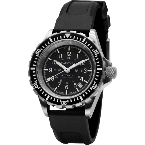 Grande montre automatique de plong&eacute;e, Num&eacute;rique, &agrave; piles, 41 mm, Noir Southpoint Industrial Supply
