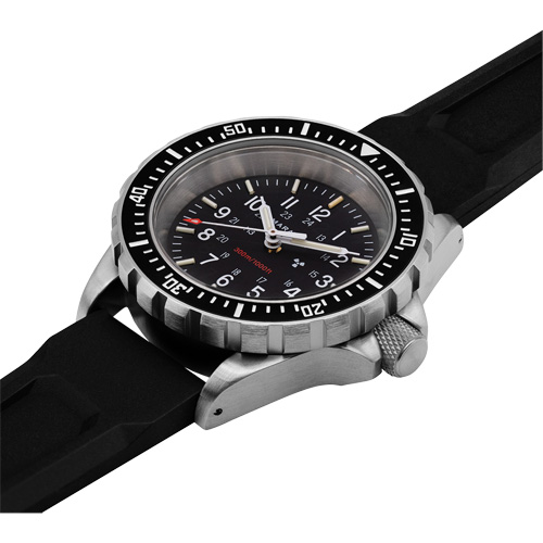 Large Diver's Quartz Watch, Digital, Battery Operated, 41 mm, Black Southpoint Industrial Supply