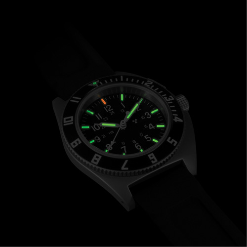 Montre Steel Navigator sur ensemble bracelet en caoutchouc noir de trois morceaux, Num&eacute;rique, &agrave; piles, 41 mm, Noir Southpoint Industrial Supply
