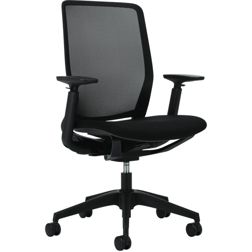 Kody High-Back Synchro-Tilter Chair, Mesh, Black, 300 lbs. Capacity Southpoint Industrial Supply