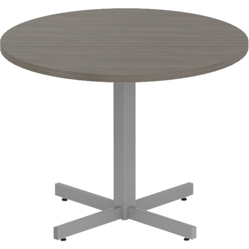 Table ronde &agrave; hauteur r&eacute;glable Newland, 36" lo x 36" la x 29" h, Dessus de 1", Stratifi&eacute;, Brun Southpoint Industrial Supply