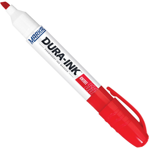 Marqueur Dura-Ink no 55, Rouge, Pointe Ciseau Southpoint Industrial Supply