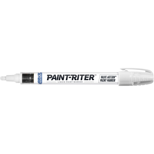Marqueur &agrave; peinture Paint-Riter Valve Action, Liquide, Blanc Southpoint Industrial Supply