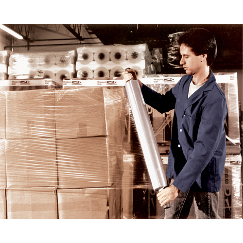 Hand Stretch Wrap, 80 Gauge (20.3 micrometers), 15" x 1000' Southpoint Industrial Supply