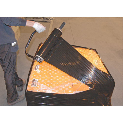 Stretch Wrap, 80 Gauge (20.3 micrometers), 18" x 1000', Opaque Black Southpoint Industrial Supply