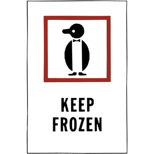 "Keep Frozen" Special Handling Labels, 6" L x 4" W, Red on White Southpoint Industrial Supply