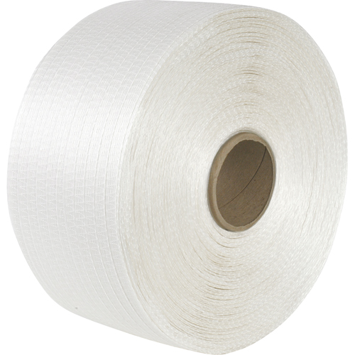Woven Cord Strapping, Polyester Cord, 1/2" W x 3900' L, Manual Grade Southpoint Industrial Supply