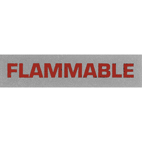 &eacute;tiquettes pour traitement sp&eacute;cial Flammable, 5" lo x 2" la, Noir/rouge Southpoint Industrial Supply