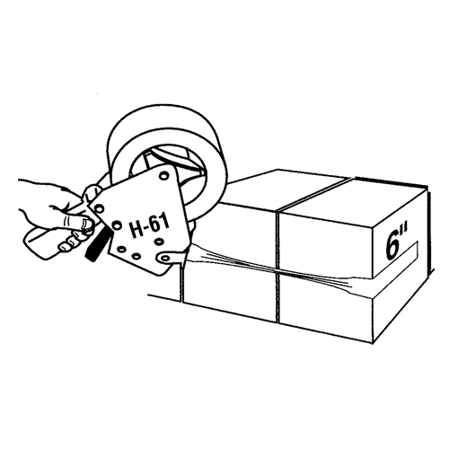 Stretchable Tape, 5 mils Thick, 38.1 mm (1-1/2") x 55 m (180')  Southpoint Industrial Supply