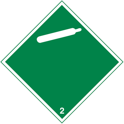 &eacute;tiquettes d'exp&eacute;dition TMD, Classe 2, Gaz, Papier Southpoint Industrial Supply