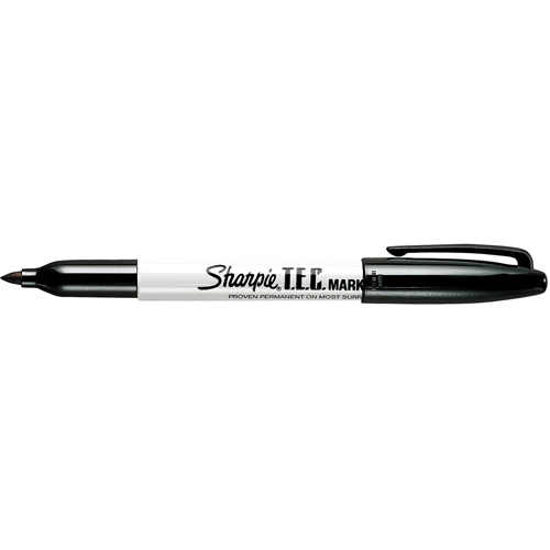T.E.C. Permanent Marker, Black, Fine Tip Southpoint Industrial Supply