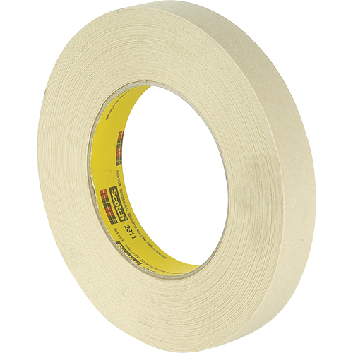Scotch&reg; Performance 231 Masking Tape, 18 mm (3/4") x 55 m (180'), Tan Southpoint Industrial Supply