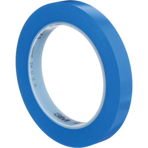 471 Vinyl Tape, 12 mm (1/2") W x 32.9 m (108') L, 5.3 mils, Blue Southpoint Industrial Supply