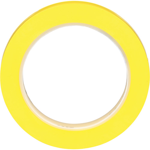 471 Vinyl Tape, 12 mm (1/2") W x 32.9 m (108') L, 5.3 mils, Yellow Southpoint Industrial Supply
