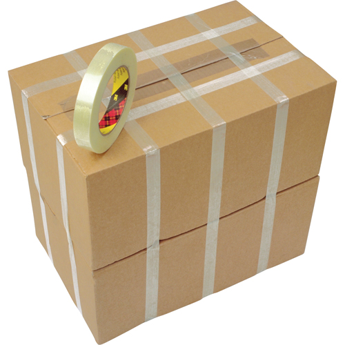Tartan 8934 Filament Tape, 4 mils Thick, 12 mm (1/2") x 55 m (180')  Southpoint Industrial Supply