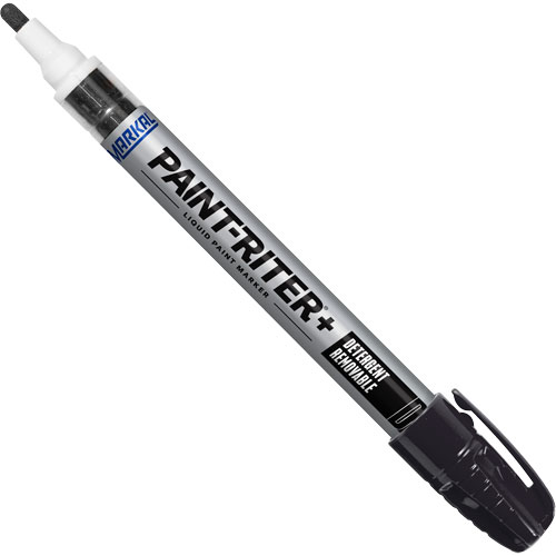 Marqueur &agrave; peinture nettoyable au d&eacute;tergent Paint-Riter+, Liquide, Noir Southpoint Industrial Supply