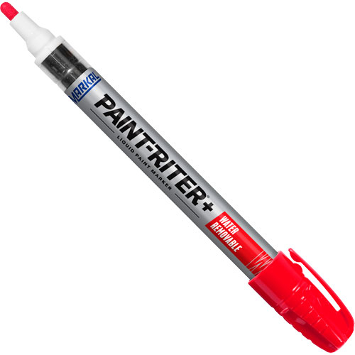 Paint-Riter&reg;+ Water Removable Paint Marker, Liquid, Red Southpoint Industrial Supply