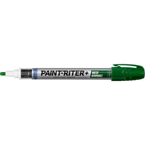 Marqueur &agrave; la peinture nettoyable &agrave; l'eau Paint-Riter+, Liquide, Vert Southpoint Industrial Supply
