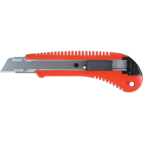 Couteau professionnel ATK300, 18 mm, Acier au carbone, Prise en Plastique Southpoint Industrial Supply