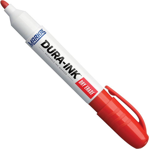 Dura-Ink&reg; Dry Erase Ink Markers, Red, Bullet Tip Southpoint Industrial Supply