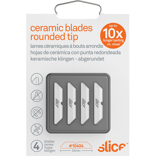 Replacement Rounded Tip Box Cutter Blade, Single Style Southpoint Industrial Supply