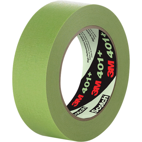 401+ High Performance Masking Tape, 24 mm (1") x 54.8 m (180'), Green Southpoint Industrial Supply