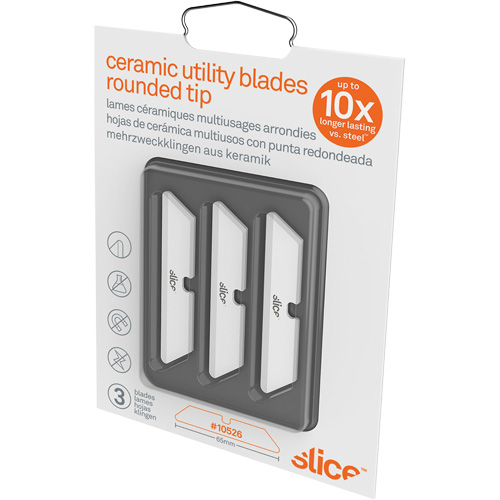 Slice Lames &agrave; extr&eacute;mit&eacute; arrondie pour couteau utilitaire en c&eacute;ramique, Style Simple Southpoint Industrial Supply