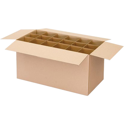 Boîte d'exp&eacute;dition pour cannettes a&eacute;rosols, 12-1/4" lo x 9-3/16" la x 10-5/16" h, ondulations C Southpoint Industrial Supply