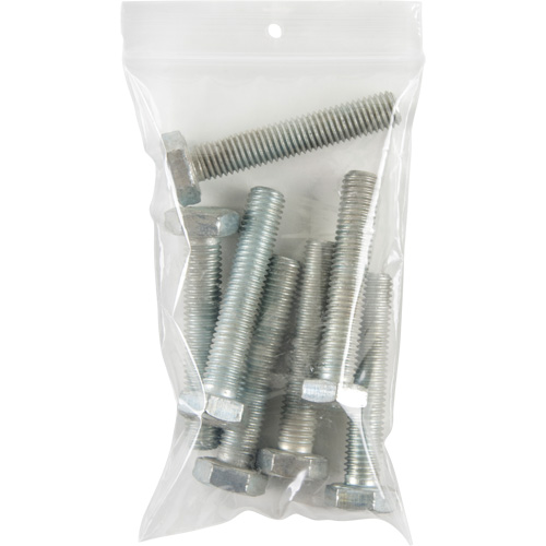Sacs en poly, Refermable, 5" x 3", 4 mils Southpoint Industrial Supply