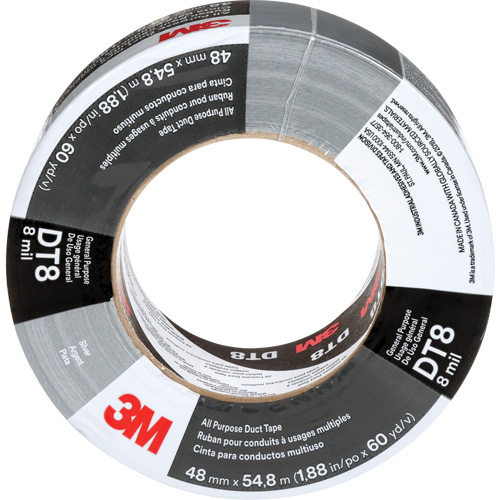 Ruban adh&eacute;sif tout usage DT8, 8 mils, Argent, 48 mm (2") x 55 m (180') Southpoint Industrial Supply