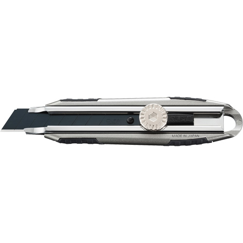 Knife with Ratchet Lock, 18 mm, Carbon Steel, Heavy-Duty, Aluminum Handle Southpoint Industrial Supply