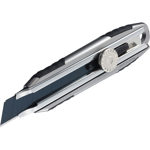 Knife with Ratchet Lock, 18 mm, Carbon Steel, Heavy-Duty, Aluminum Handle Southpoint Industrial Supply