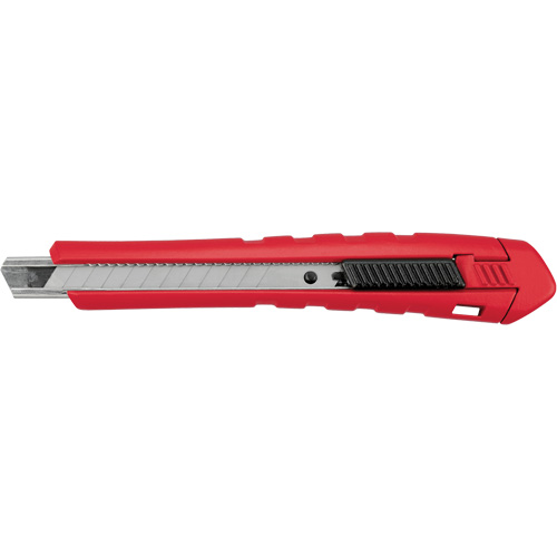 Snap-Off Knife, 9 mm, Carbide, Rubber/Polypropylene Handle Southpoint Industrial Supply