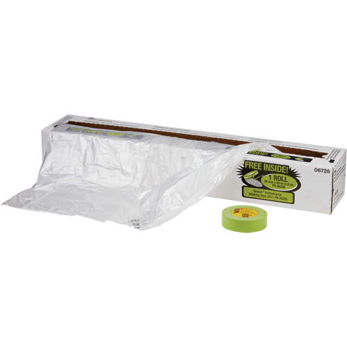 Overspray Protective Sheeting & Tape Kit, 400' L x 16' W, Plastic Southpoint Industrial Supply