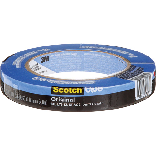 ScotchBlue Original Multi-Surface Painter's Tape 2090, 18 mm (3/4") x 54.8 m (180'), Blue Southpoint Industrial Supply
