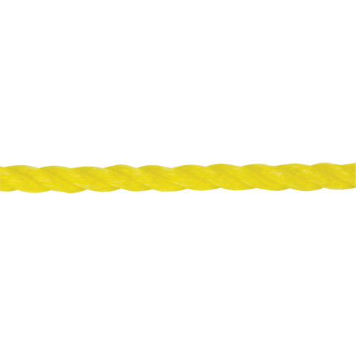 1/4" Braided Yellow Rope, Polypropylene, 1300' Southpoint Industrial Supply