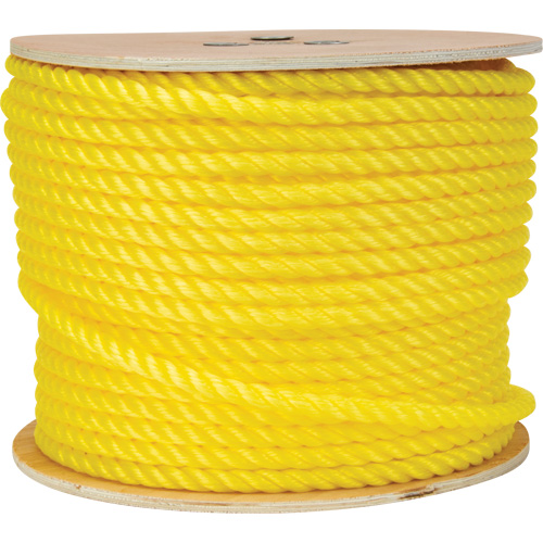 1/2" Braided Yellow Rope, Polypropylene, 335' Southpoint Industrial Supply