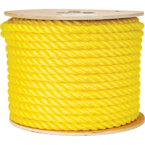 5/8" Braided Yellow Rope, Polypropylene, 200' Southpoint Industrial Supply