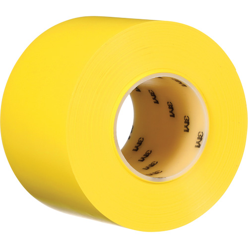 Ruban de marquage de planchers durable 971, 4" x 108', Vinyle, Jaune Southpoint Industrial Supply