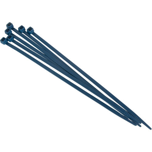 Metal Detectable Cable Ties, 6" L, 120 lbs. Tensile Strength Southpoint Industrial Supply
