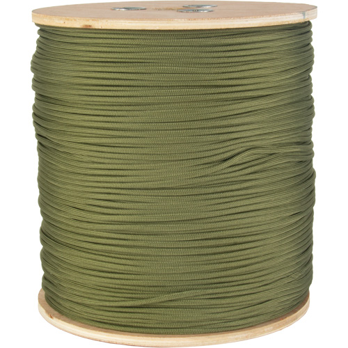 Green Paracord, Nylon, 1600' Southpoint Industrial Supply