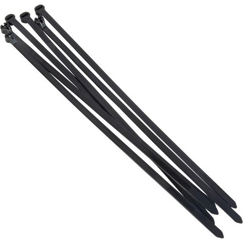 Steel Barb Cable Ties, 6" Long, 18 lbs. Tensile Strength, Black Southpoint Industrial Supply